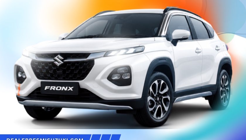 Suzuki Fronx Putih Tampak Depan