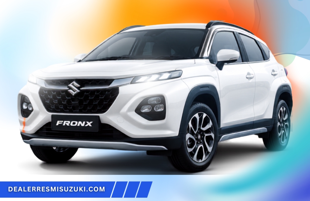 Suzuki Fronx Putih Tampak Depan